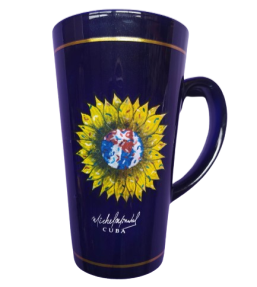 TAZA DE LECHE DE 17 OZ( INTERIOR AZUL) MM17Z03