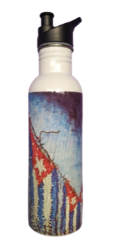 BOTELLA DE METAL PARA AGUA( AZUL Y ROJO)MMBW01