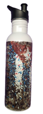 BOTELLA DE METAL PARA AGUA( AZUL Y ROJO4)MMBW04