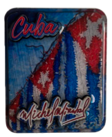 IMANES DE MDF( BANDERA CUBANA)BAND 3 MMDF3
