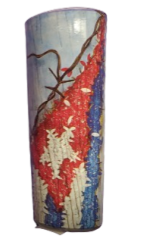 VASO ( AZUL Y ROJO) MMLG01