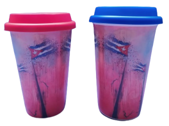 TAZA CON TAPA( AZUL Y ROJO4) MMSW02
