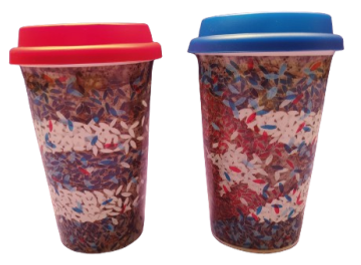 TAZA CON TAPA(AZUL) MMSW04