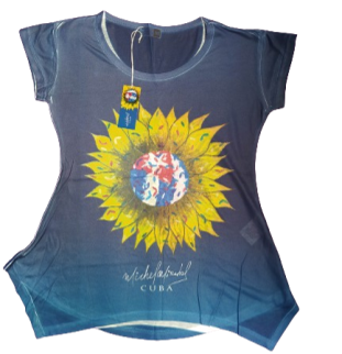 CAMISETA DE IMPRESIÓN POR SUBLIMACION CON PEDRERIA( AZUL)MMTS03