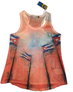 TANK TOP IMPRESIÓN POR SUBLIMACION CON DIAMANTSES DE IMITACION (ROJO)MMTT02