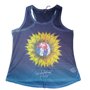 TANK TOP IMPRESIÓN POR SUBLIMACION CON DIAMANTSES DE IMITACION (AZUL)MMTT03