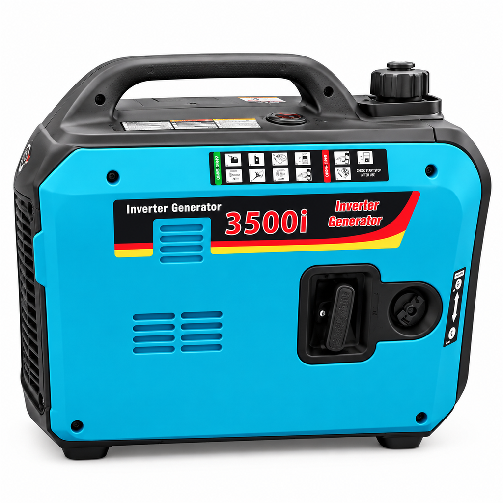 GENERADOR Potencia Nominal.3,5KW Frecuencia: CA/60HZ Voltaje: 110V Modo de arranque manual.