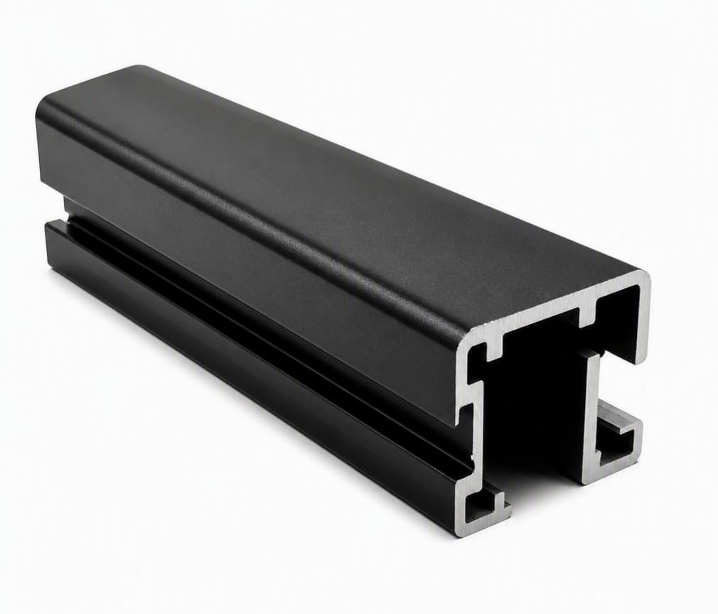 JUNQUILLO PARA PAÑOS FIJOS NEGRO 22mm 5.8m