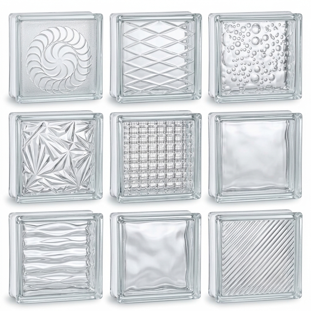 BLOQUES DE CRISTAL 190 X190 X 95 CM