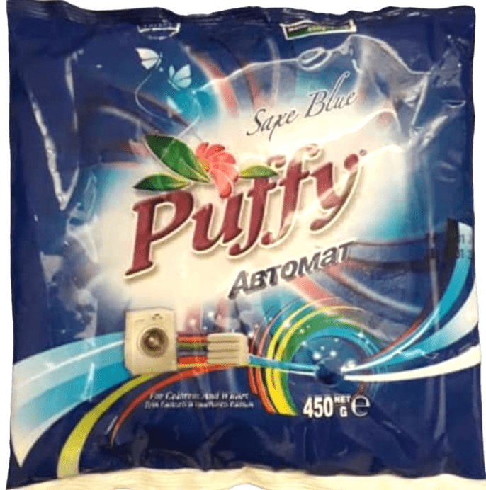 Detergente en polvo Puffy para lavar 450gr Saxe Blue