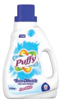 Detergente Líquido Puffy Free White 2500 ML