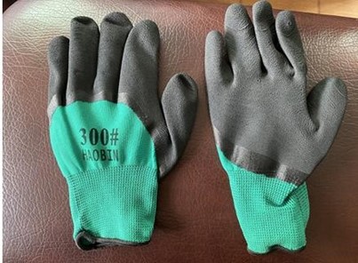 GUANTES DE LATEX + POLIESTER