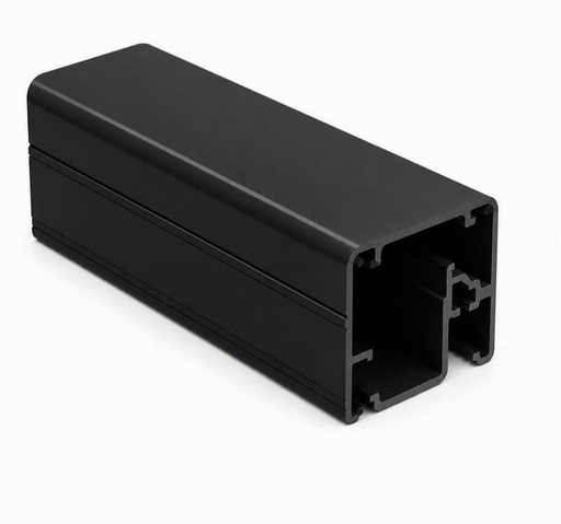TRAVESAÑO 60mm PARA PUERTAS RETICULADAS NEGRO 5.8M