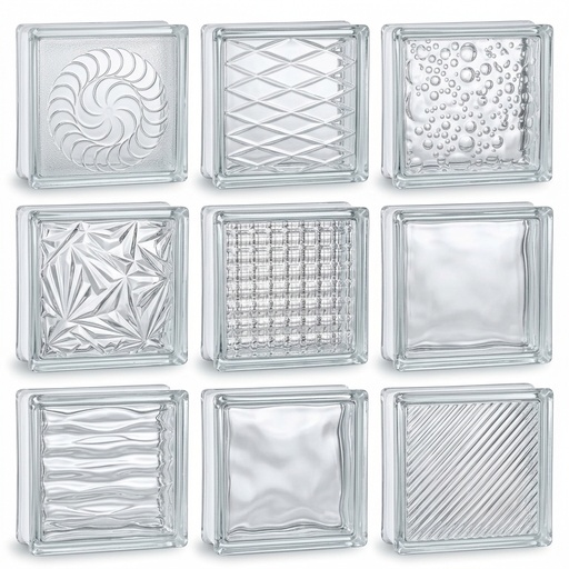 BLOQUES DE CRISTAL 190 X190 X 95 CM